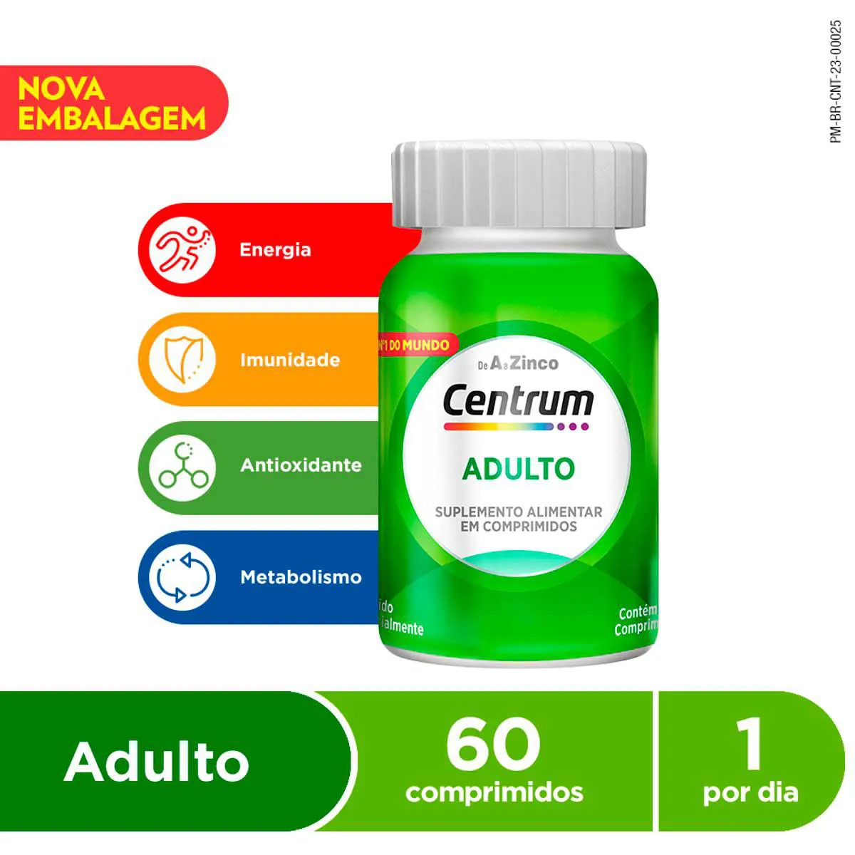 Centrum Multivitamínico A a Z 60 Comprimidos