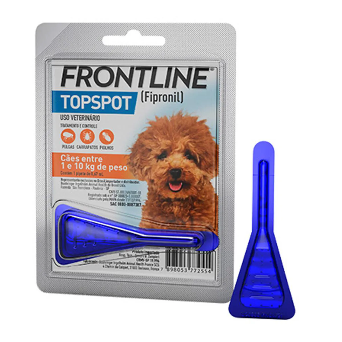 Antipulgas Frontline Plus Cães 10-20kg 1 Pipeta