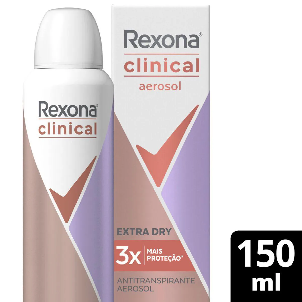 Desodorante Rexona Clinical Extra Dry 150ml