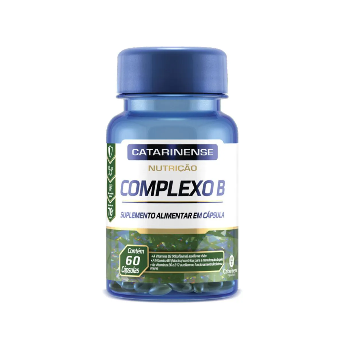 Polivitamínico Complexo B Catarinense 60 cápsulas